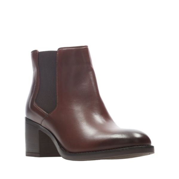 Clarks Womens Mascarpone Bay Chelsea Boots Brown | UK-2594786